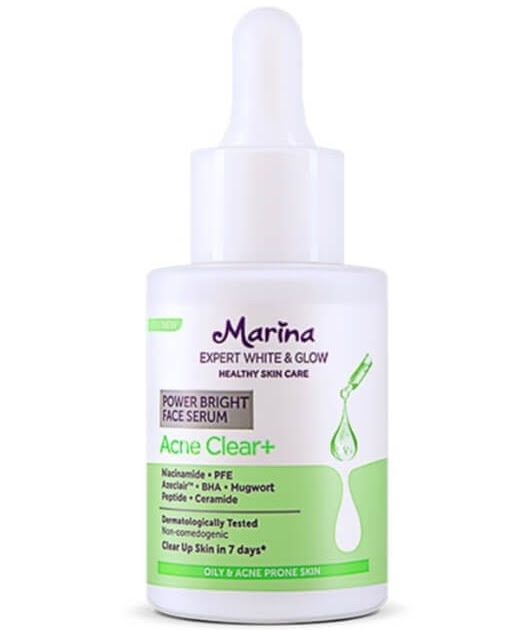 Cek Ingredients Marina Expert White & Glow Power Bright Face Serum