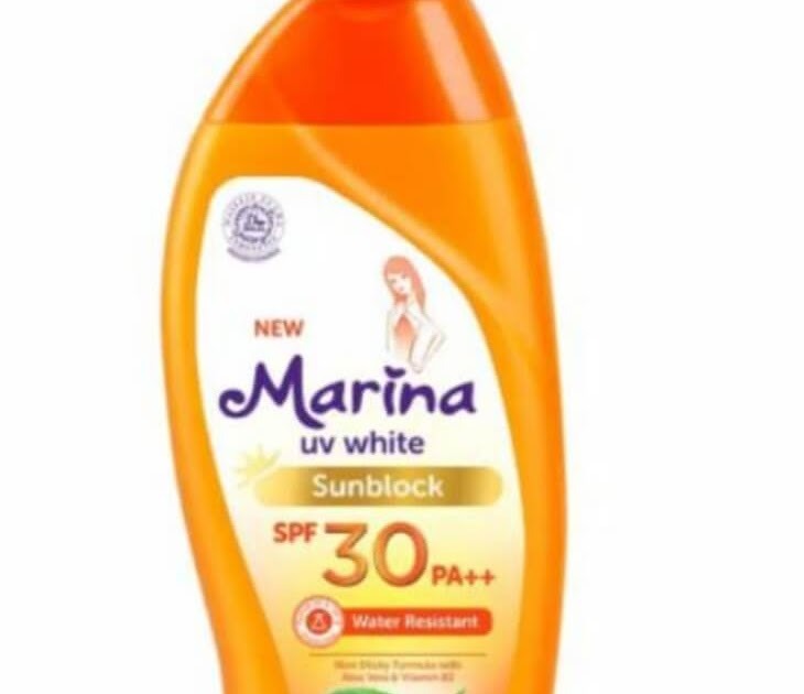 Cek Ingredients Marina Hand Body UV White Sunblock