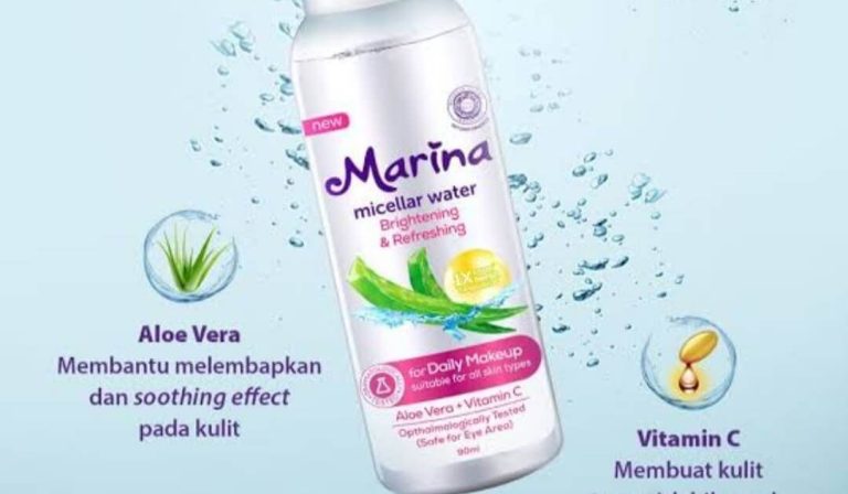 Cek Ingredients Marina Micellar Water Brightening and Refreshing