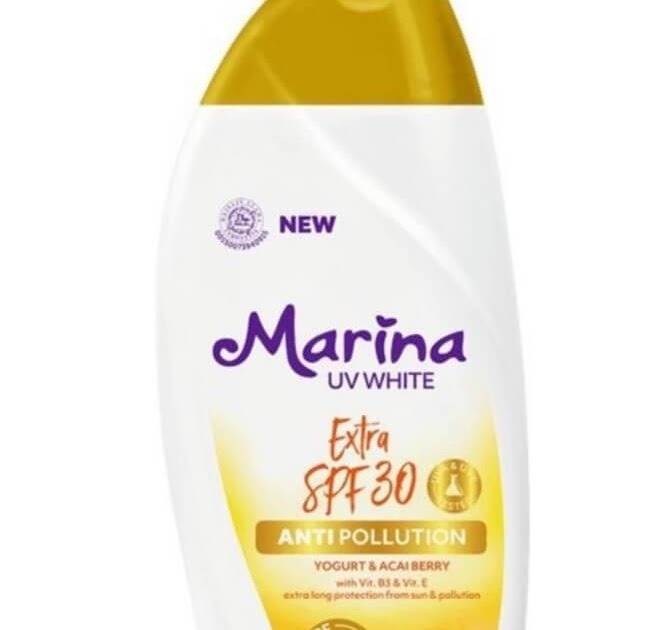 Cek Ingredients Marina UV White Extra SPF 30 Anti Pollution