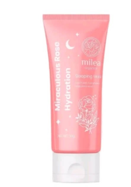 Cek Ingredients Milea Organics Miraculous Rose Hydration Sleeping Mask