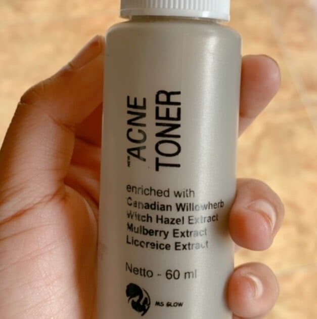 Cek Ingredients Ms Glow Clear Acne Toner