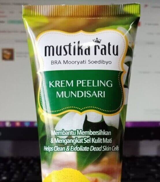 Cek Ingredients Mustika Ratu Krem Peeling Mundisari
