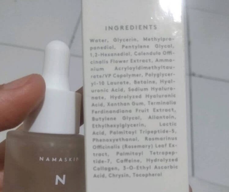 Cek Ingredients NAMA C-BOOSTER brightening & Age Defying Serum