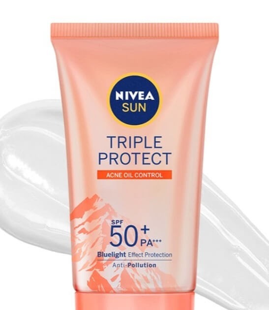 Cek Ingredients Nivea Sun Triple Protect Acne Oil Control SPF 50 PA++++