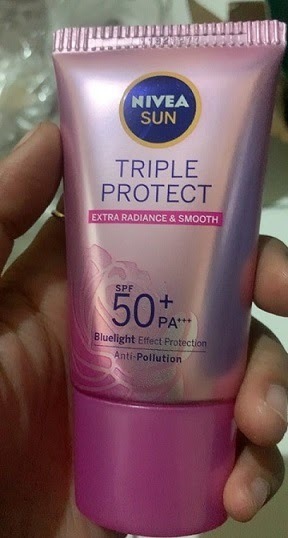 Cek Ingredients NIVEA Sunscreen Triple Protect Hokkaido Rose SPF 50+ PA+++