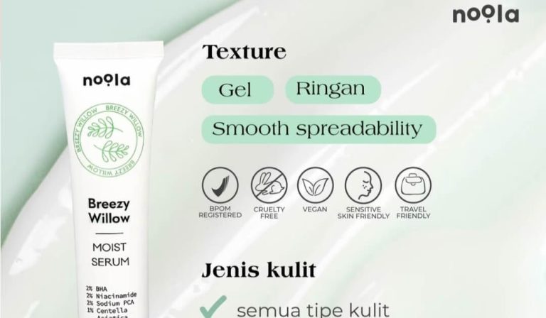 Cek Ingredients Noola Breezy Willow Moist Serum