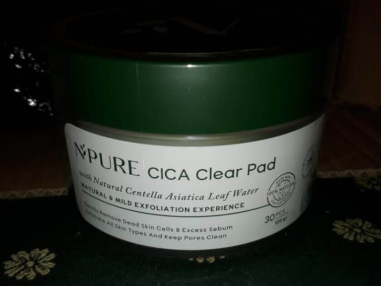 Cek Ingredients N'Pure Cica Clear Pads