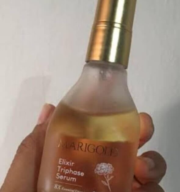 Cek Ingredients N'Pure Marigold Elixir Triphase Serum