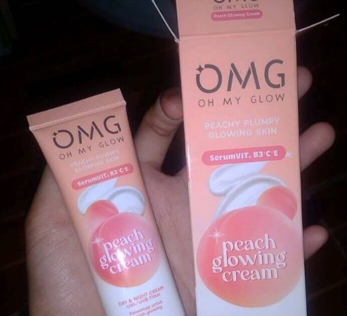 Cek Ingredients OMG Peach Glowing Cream