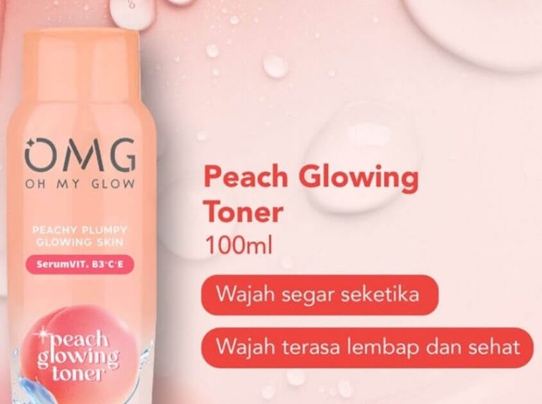 Cek Ingredients OMG Peach Glowing Toner