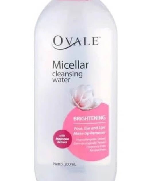 Cek Ingredients Ovale Brightening micellar cleansing water