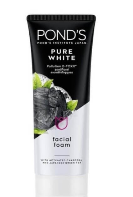 Cek Ingredients Pond's Pure White Pollution D-Toxx Activated Charcoal facial foam