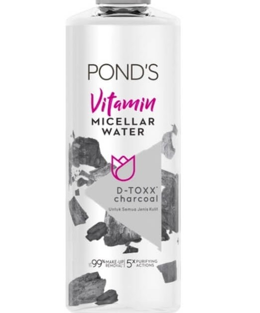 Cek Ingredients Pond's Vitamin Micellar Water D-Toxx Charcoal
