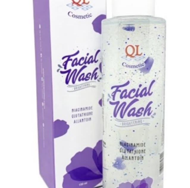Cek Ingredients QL Cosmetic Facial Wash Brightening