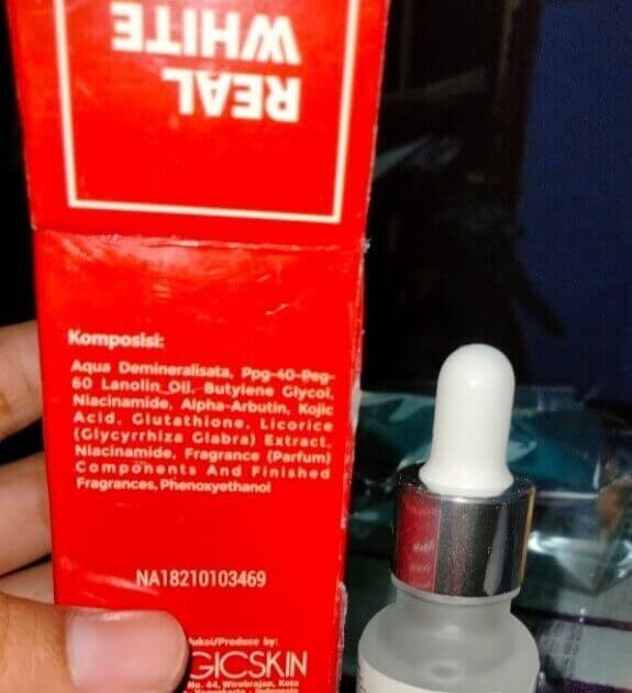 Cek Ingredients Real White Brightening Serum