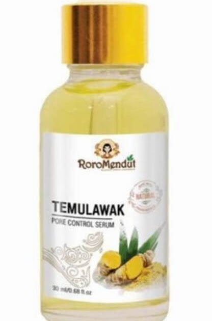Cek Ingredients Roro Mendut Temulawak Pore Control Serum