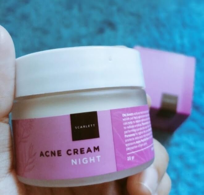 Cek Ingredients Scarlett Acne Cream (Night)