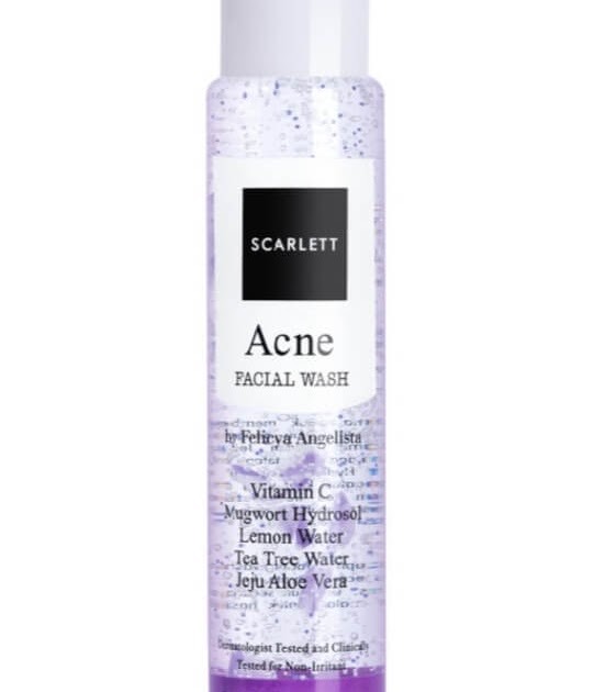 Cek Ingredients Scarlett Acne Facial Wash
