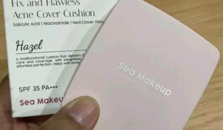 Cek Ingredients Sea Make up Fix and Flawless Acne Cover Cushion SPF 35 PA+++
