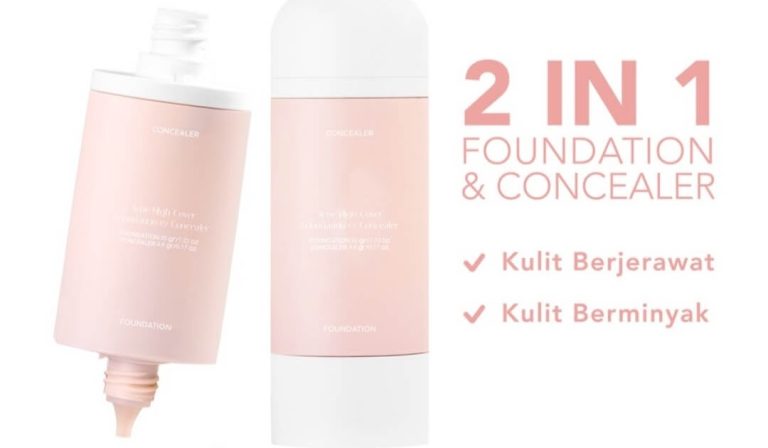 Cek Ingredients Sea Makeup Acne High Cover Foundation & Concealer