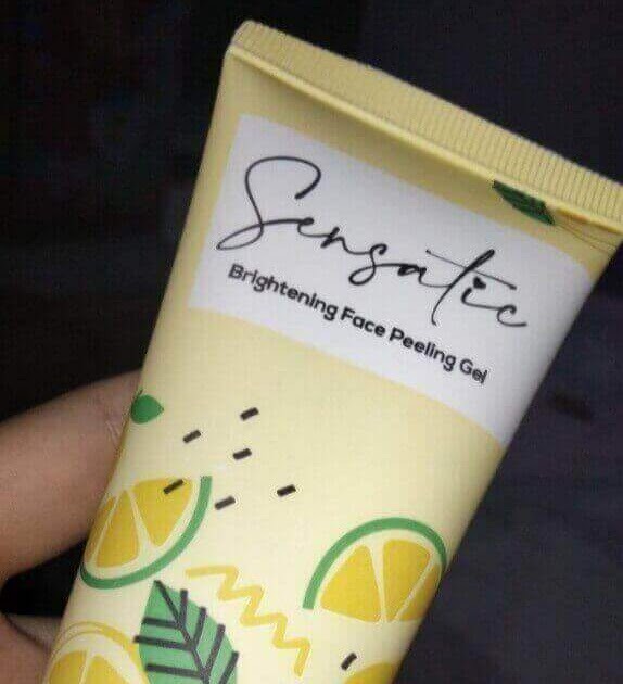 Cek Ingredients Sensatic Brightening Face Peeling Gel
