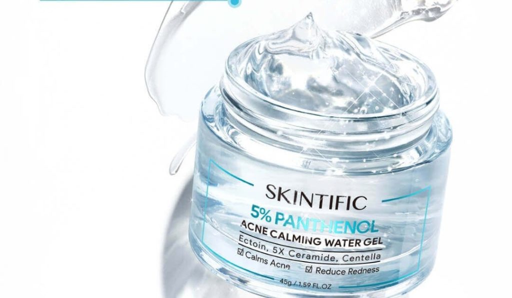 Cek Ingredients Skintific 5% Panthenol Acne Calming Water Gel