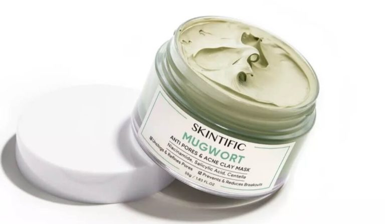 Cek Ingredients SKINTIFIC Mugwort Anti Pores & Acne Clay Mask