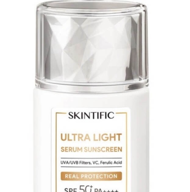 Cek Ingredients Skintific Ultra Light Serum Sunscreen SPF 50+ PA++++