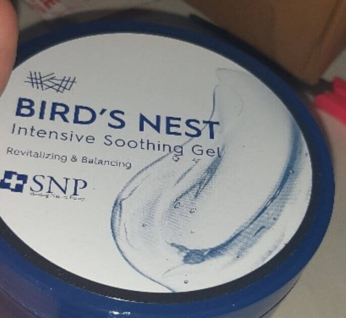 Cek Ingredients SNP Bird's Nest Intensive Soothing Gel