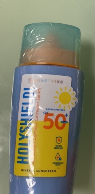 Cek Ingredients Somethinc Holyshield Sunscreen Corrector Serum SPF 50 PA ++++