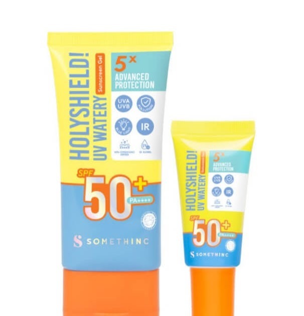 Cek Ingredients Somethinc Holyshield! UV Watery Sunscreen Gel SPF 50+ PA++++