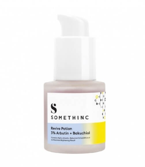 Cek Ingredients Somethinc Revive Potion 3% Arbutin + Bakuchiol