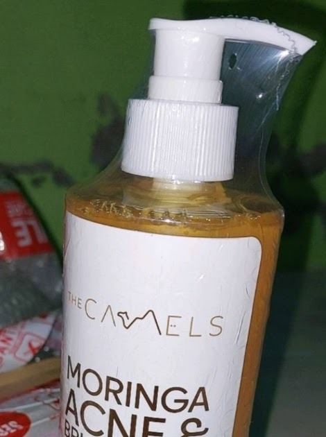 Cek Ingredients THE CAMELS MORINGA ACNE & BRIGHTENING face & Body Wash