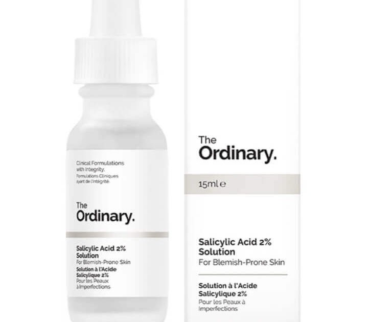 Cek Ingredients The Ordinary 2% Salicylic acid