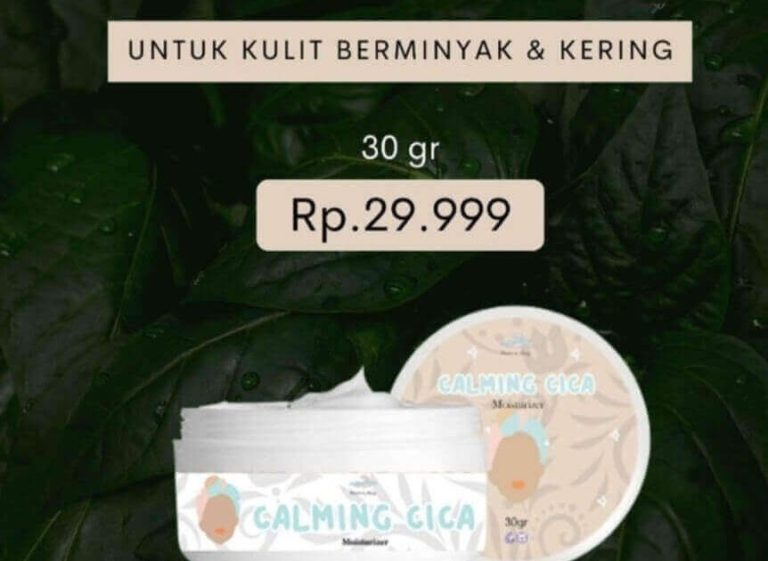 Cek Ingredients Theriver Shop Cica Calming Moisturizer