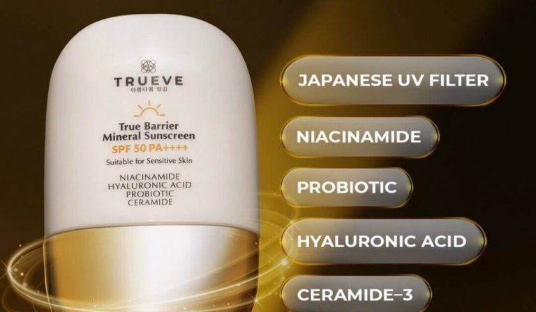 Cek Ingredients Trueve True Barrier Mineral Sunscreen SPF 50 PA++++