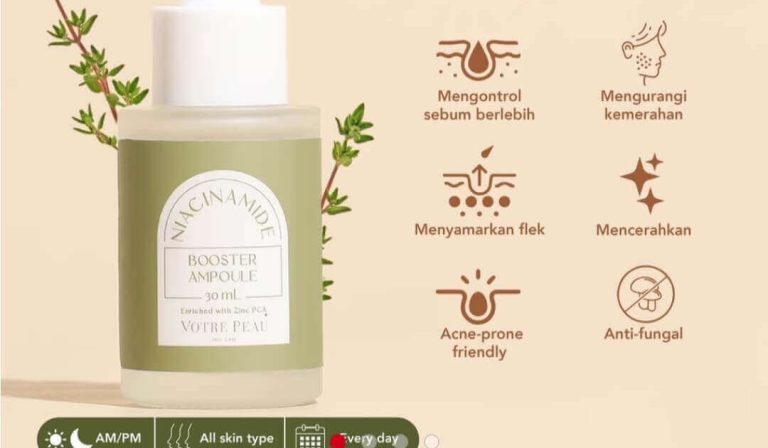 Cek Ingredients Votrepeau Niacinamide Booster Ampoule
