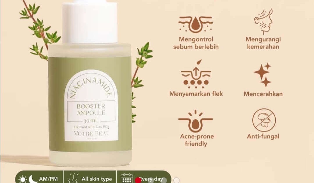 Cek Ingredients Votrepeau Niacinamide Booster Ampoule
