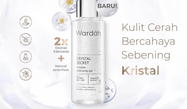 Cek Ingredients Wardah Crystal Secret Micellar Cleansing Gel