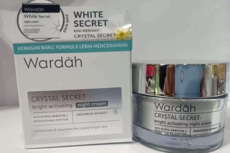Cek Ingredients Wardah Crystal Secret Night Cream