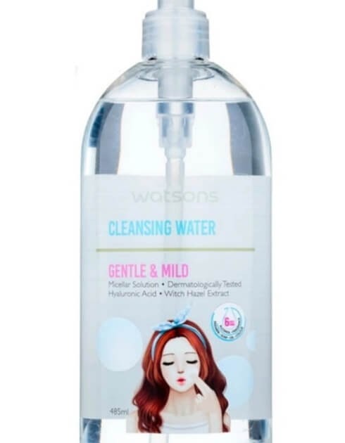 Cek Ingredients Watsons Cleansing Water Gentle & Mild