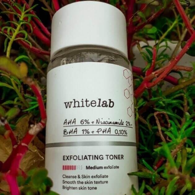 Cek Ingredients Whitelab Exfolliating Toner 6% AHA + 1% BHA + 0,01% PHA