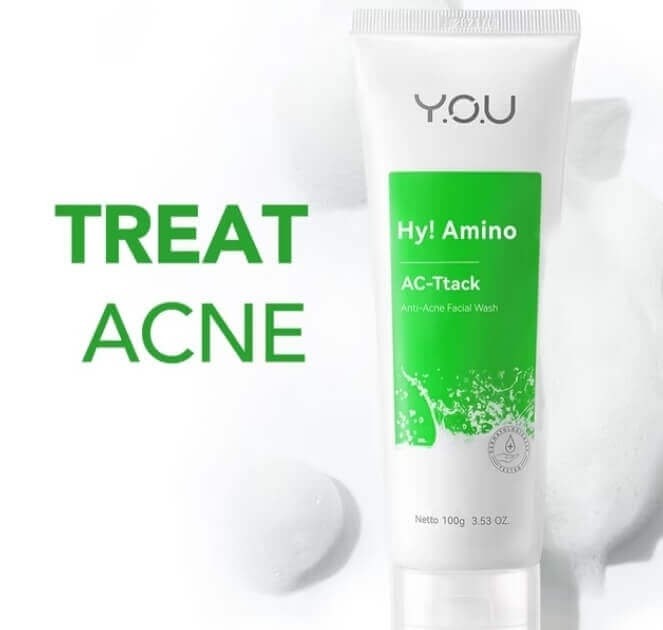 Cek Ingredients YOU Hy! Amino AC-Ttack Anti-Acne Facial Wash