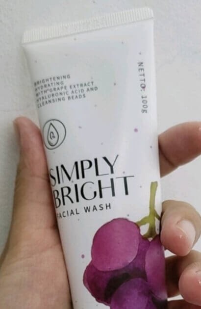 Cek Ingredients You Simply Bright Face Wash (Grape + Hyaluronic acid)