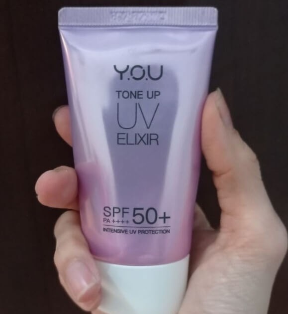 Cek Ingredients Y.O.U Tone Up UV Elixir SPF 50 PA+++