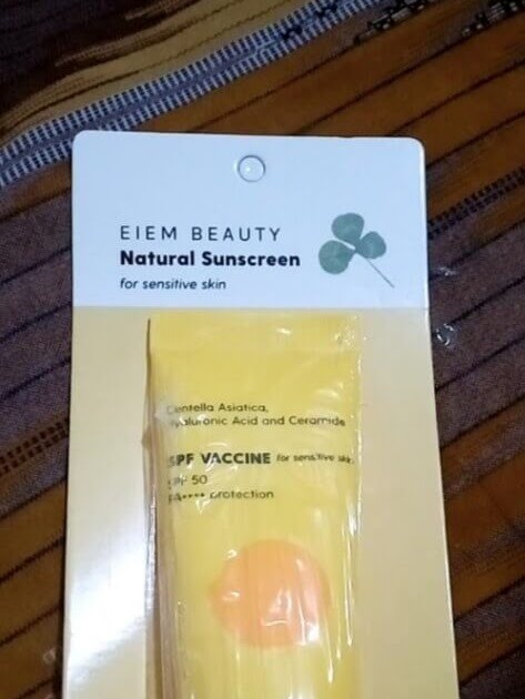 EIEM beauty natural hybrid sunscreen SPF 50 PA++++