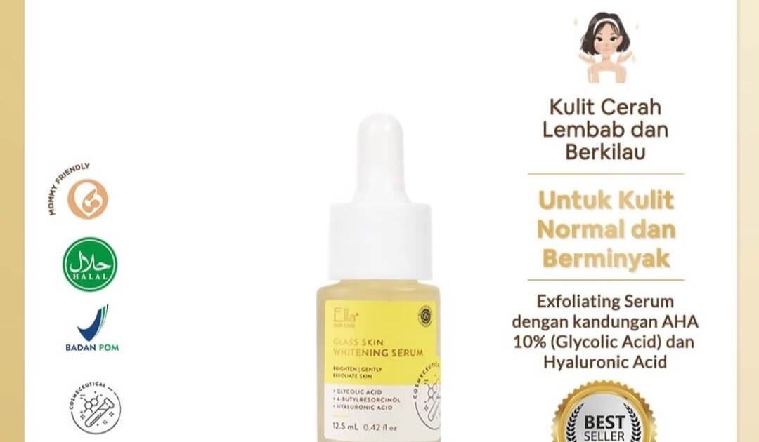 ELLA skincare Glass Skin Whitening Serum