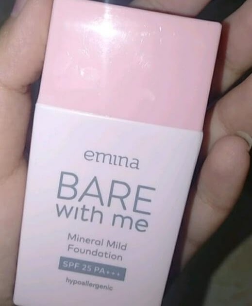 Emina Bare with Me Mineral Mild Foundation SPF 25 PA+++