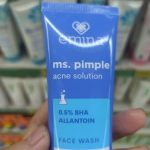 Emina Ms Pimple Acne Solution 0,5% BHA Allantoin Face Wash Ingredients